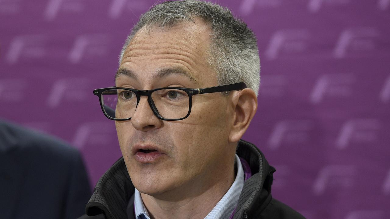 V/Line chief executive Matt Carrick. Picture: NCA NewsWire / Andrew Henshaw