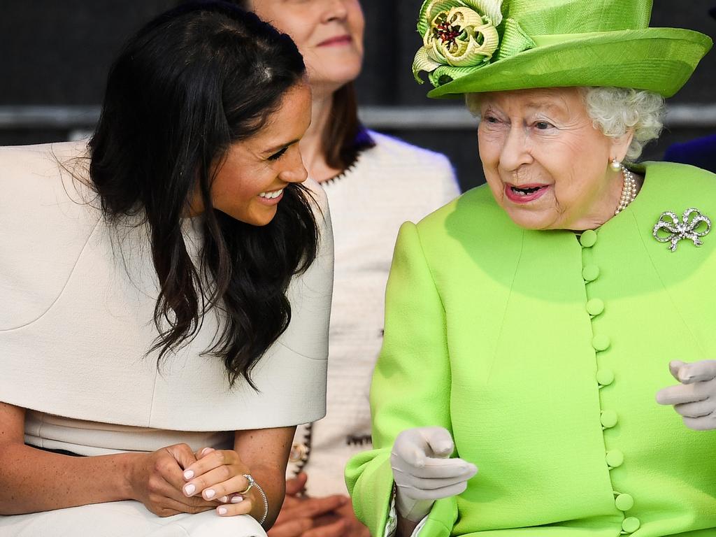 Queen Elizabeth II is said to be delighted by the news of Meghan Markle’s birth to Lilibet Diana, who is named, in part, after her. Picture: Jeff J Mitchell/Getty Images