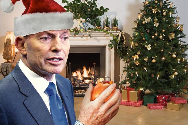 Thanks for the presents from parliament... you can stop sending them now, says Chris Calcino. Picture: Digitally altered