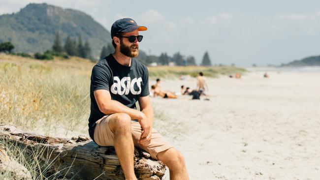 Kane Williamson in his hometown of Mount Maunganu. Picture: Maree Wilkinson