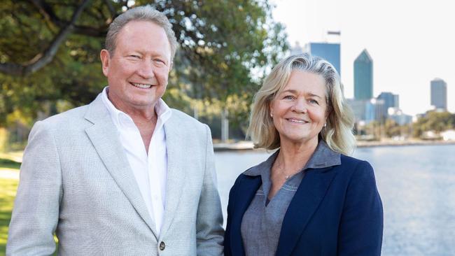 Andrew Forrest and Nicola Forrest.