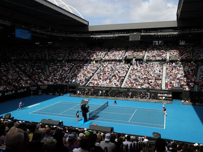 Australian Open Tennis. Novak Djokovic is this year gunning for an unprecedented 11th Melbourne Park crown. Picture: Mark Stewart