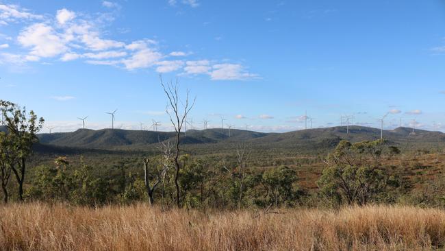 A render of the Moonlight Range project. Picture: Greenleaf Renewables