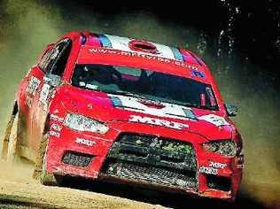 Gaurav Gill pushes the boundaries in last year’s Rally of Queensland. Picture: Jeremy Rogers