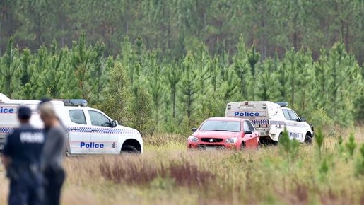 The body of a baby and a man were found in a red Holden Commodore off Roys Rd, Coochin Creek on Wednesday. Picture: supplied