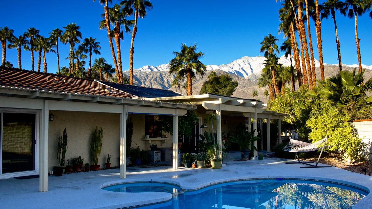 But a glam retro-style pad with a pool like this one in Palm Springs is the dream.
