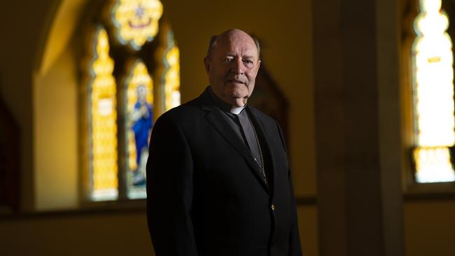 Archbishop Julian Porteous of Hobart in St Mary's Cathedral, Hobart. Picture - Matthew Newton