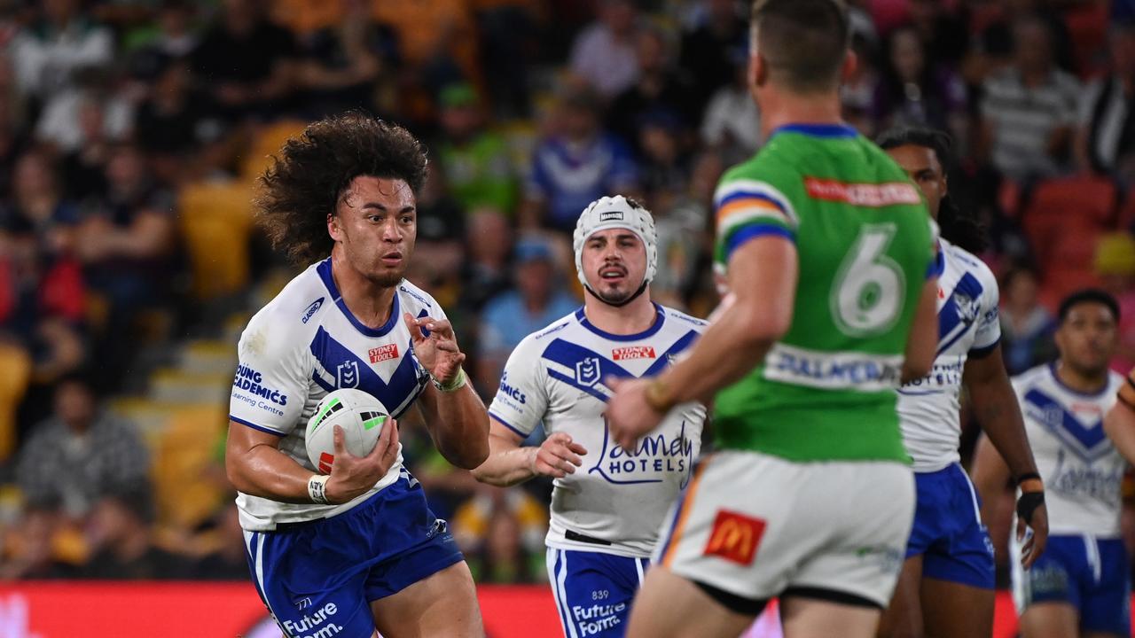 Faitala-Mariner is under contract with the Bulldogs until the end of 2025. Picture: NRL Photos.