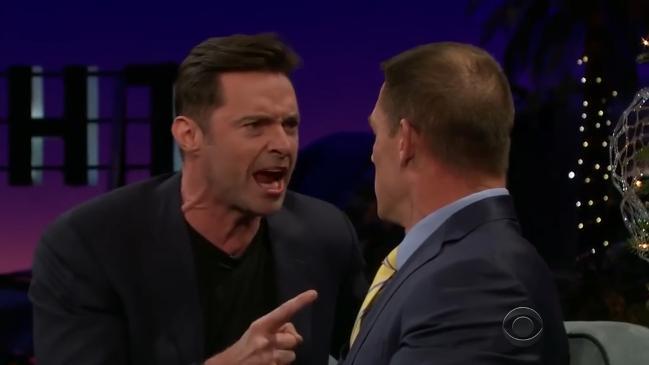 Hugh Jackman Trash Talking John Cena