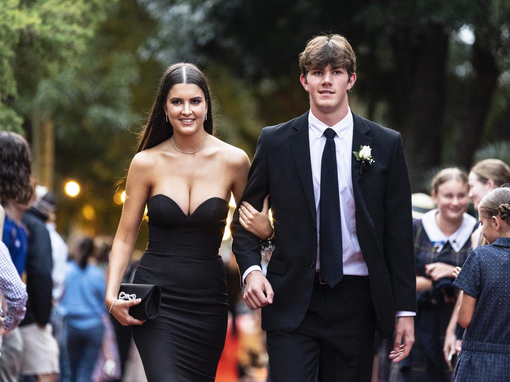 Harriet Paynter and Matthew Taylor at Fairholme College formal, Wednesday, March 29, 2023. Picture: Kevin Farmer