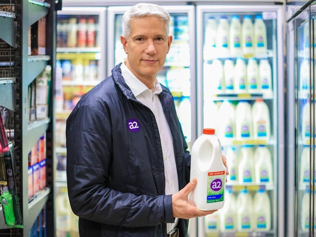 A2 Milk chief executive David Bortolussi