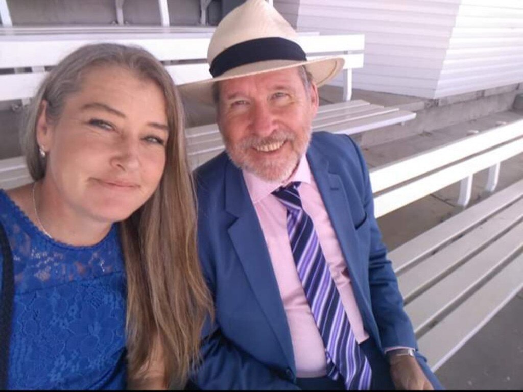 Ipswich West MP Jim Madden and his then girlfriend Sarah Grist. Picture: Sarah Grist