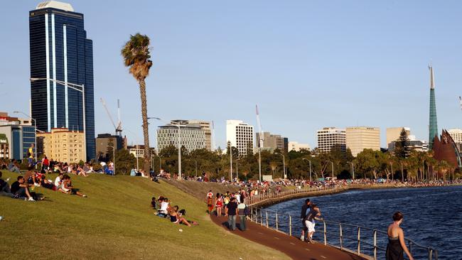 Perth’s Swan River will again provide the perfect fireworks vantage point. Picture: Bohdan Warchomij