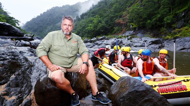 Cairns Adventure Group director Roderic Rees. The company operates whitewater rafting companies Raging Thunder and Foaming Fury on the Barron, Tully and Mulgrave rivers. Picture: Brendan Radke