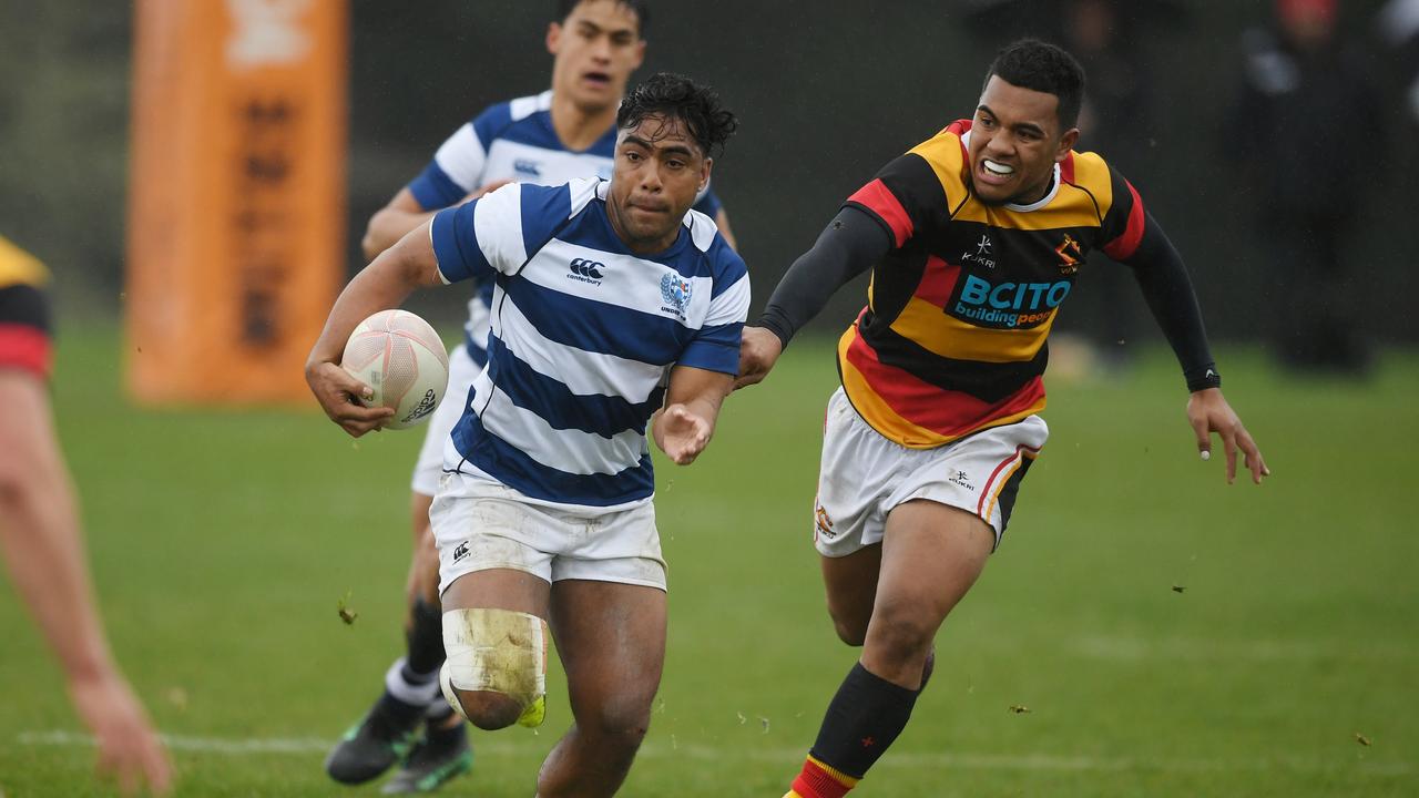 Lemeki Namoa paying for Auckland during the 2019 Jock Hobbs Tournament on September 08, 2019 in Taupo, New Zealand. Picture: Kerry Marshall/Getty Images