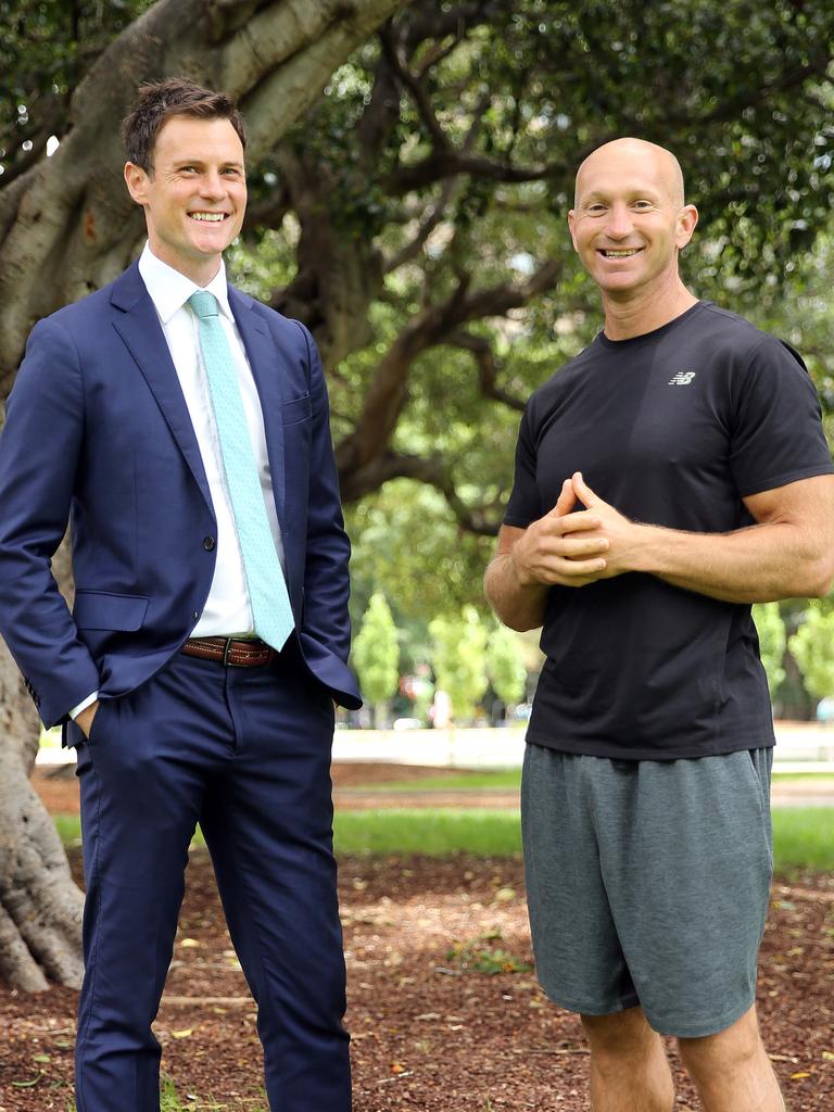 Dr Nick Fuller speaks to Adam MacDougall about healthy ways to lose weight. Picture: Tim Hunter