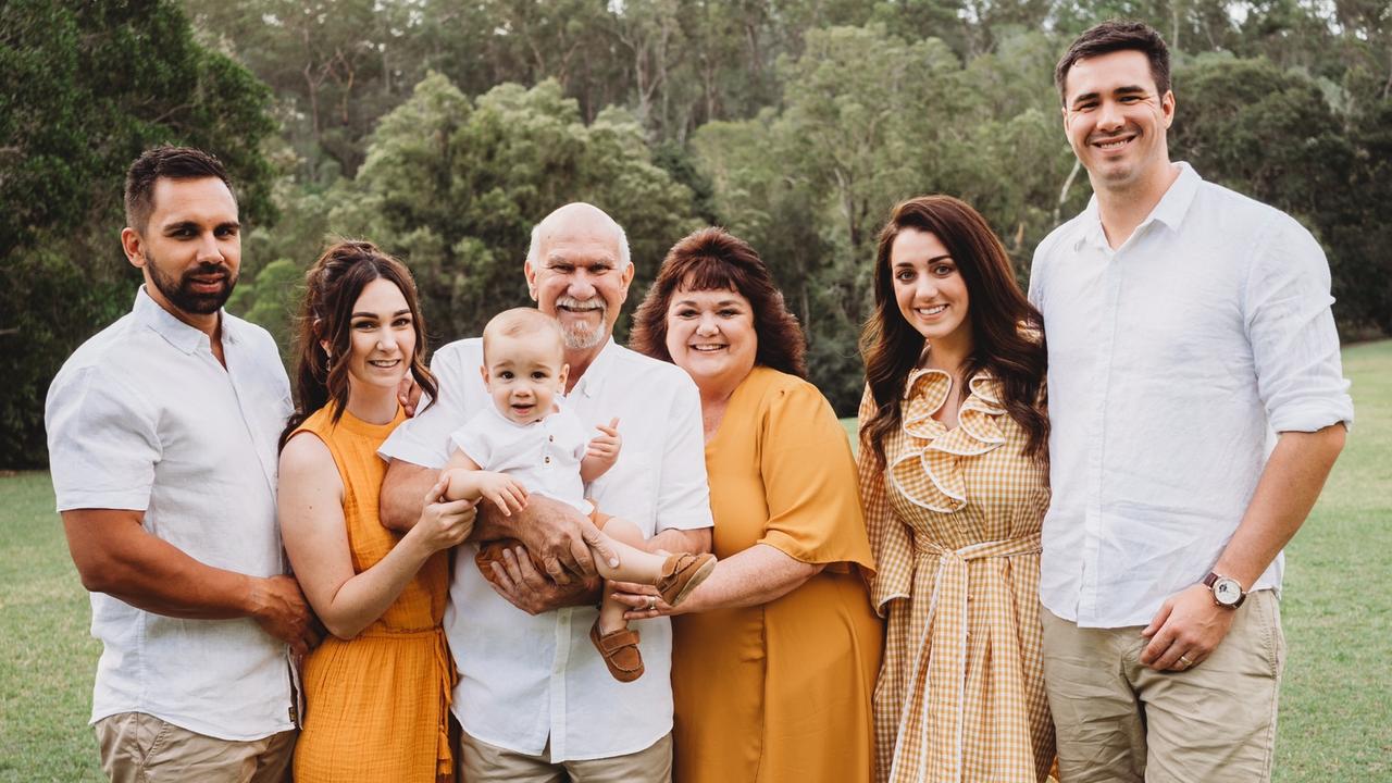 The McCarthy family, comprising Luke, Chloe, Don, Charlie, Debbie, Cassie, and Benjamin. Picture: Supplied