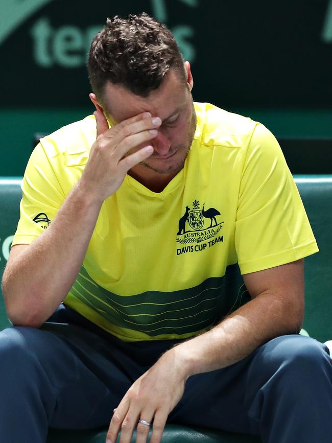 Australia captain Lleyton Hewitt loved playing Davis Cup. Pic: Getty Images