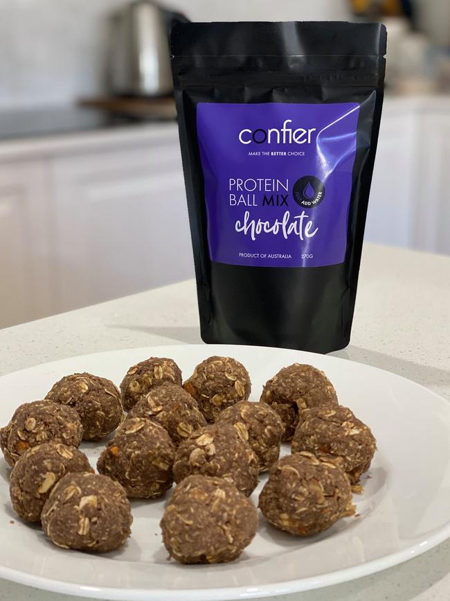 All you need to create the protein balls is water