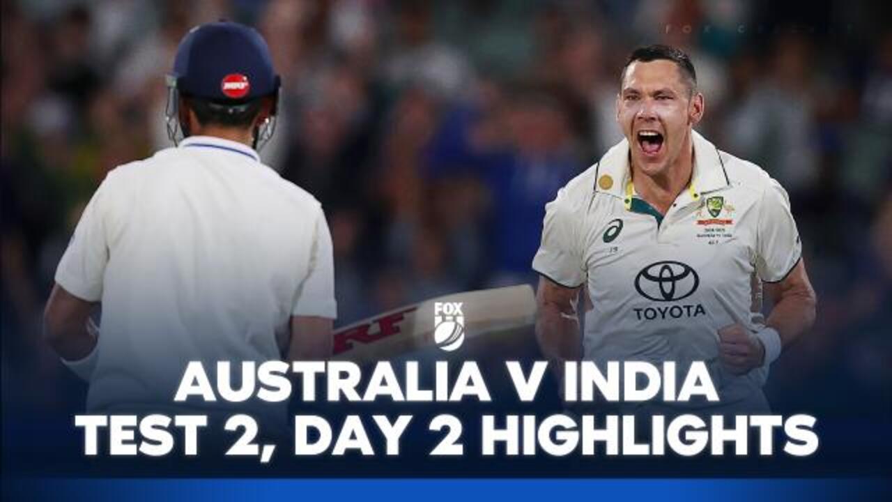 AUS v India – 2nd Test, Day 2 Highlights