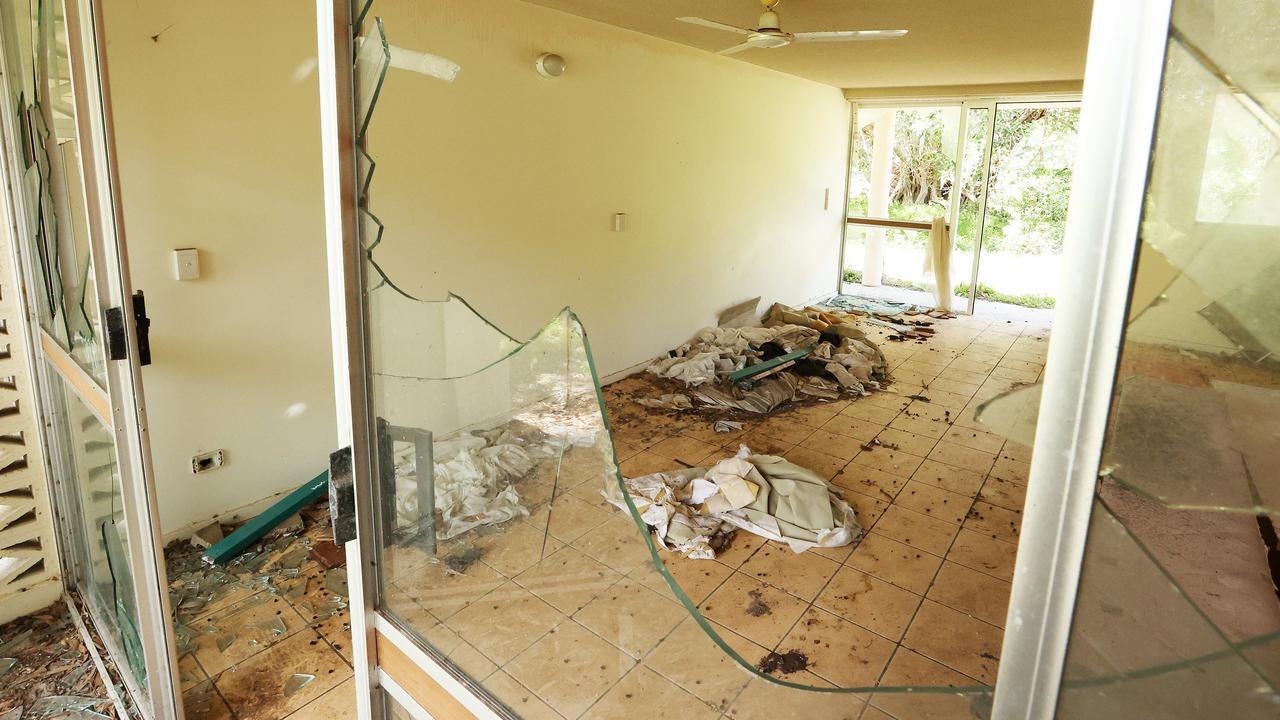 The damaged and rundown Great Keppel Island resort.