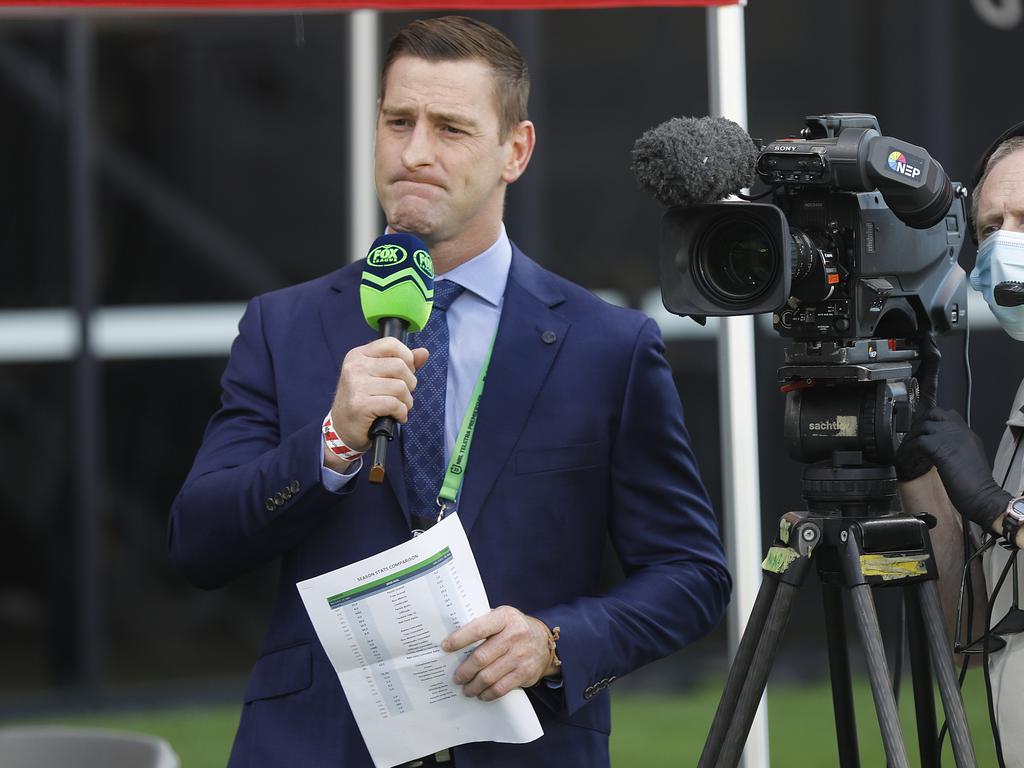 Brent Tate has remained around the game as an NRL community ambassador and commentator post retirement. Picture: AAP Image/Cameron Laird