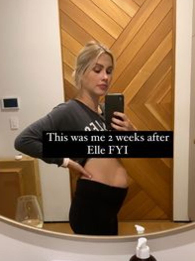 Claire Holt two weeks after giving birth...