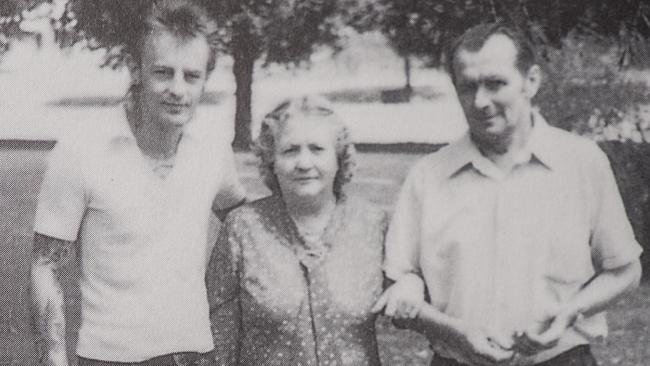 Dennis Allen with Gladys and Harry.