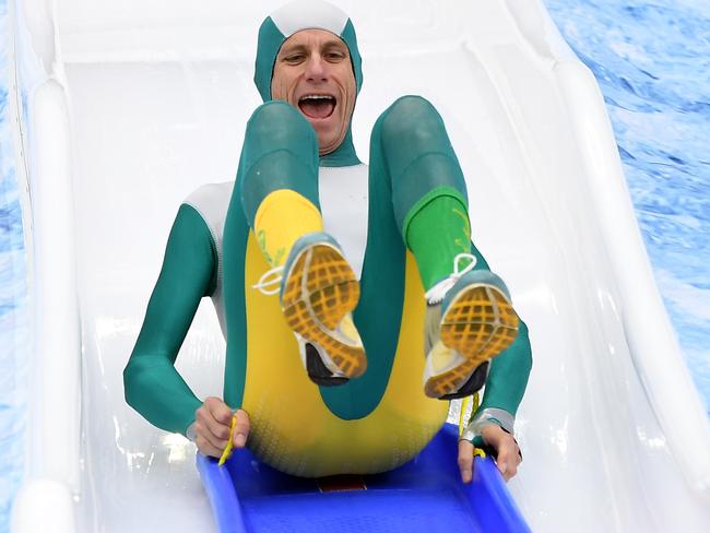 Steve Moneghetti in Big Freeze 3. Picture: AAP