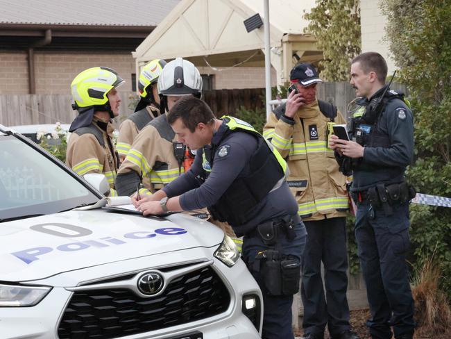 The mother, who was rescued from the home with her young girls, is now set to be questioned by police. Picture: David Crosling