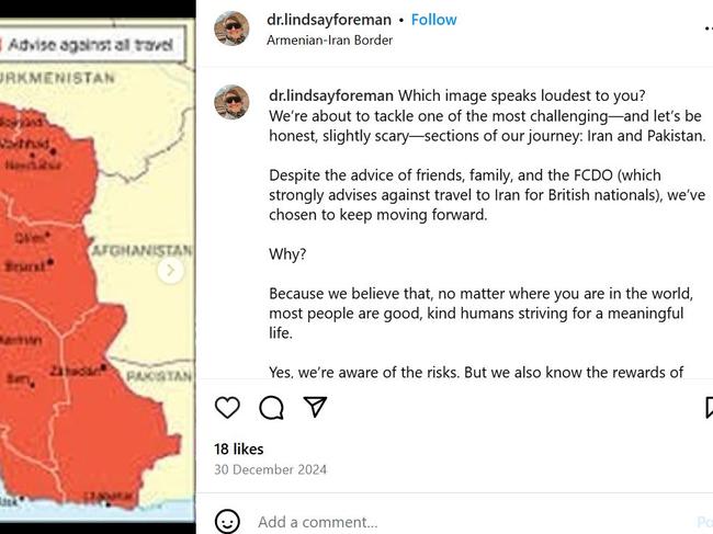 The couple said they had chosen to ignore the words of their friends, family and the Foreign Office because they 'believe that, no matter where you are in the world, most people are good, kind humans striving for a meaningful life'