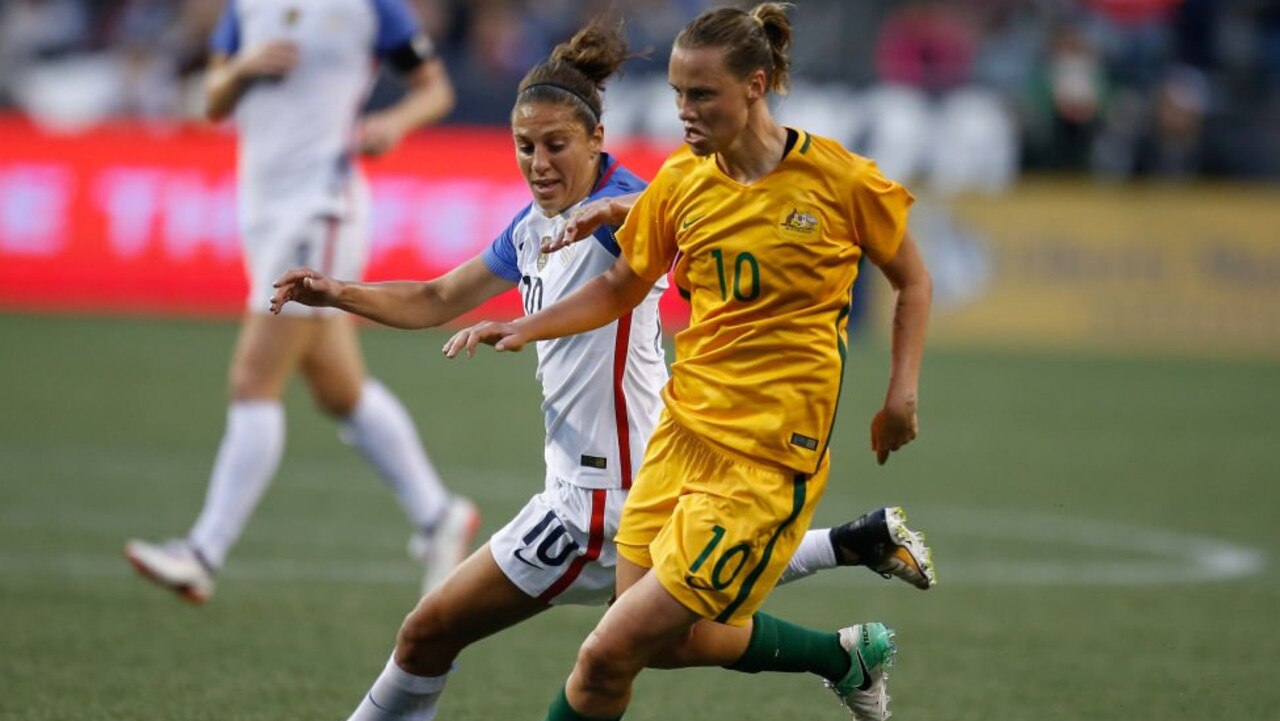 The Matildas will take on the US in April.