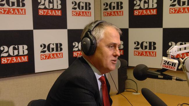 It’s been two years since Malcolm Turnbull was interviewed on Sydney radio station 2GB.