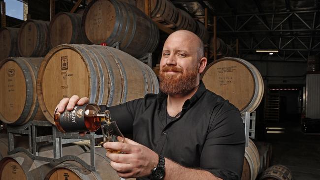 Manager at Hobart Whisky, John Jarvis. Picture: Zak Simmonds