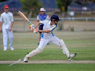 JUNIOR CRICKET: ATW batsman Alex Claridge at Kendalls Flat. Picture: Mike Knott BUN121215JUNIOR11