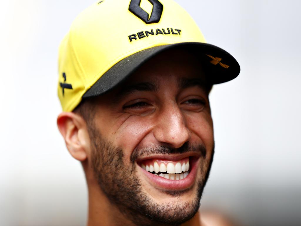 Daniel Ricciardo was all smiles after an improved performance.