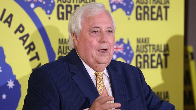 Clive Palmer, pictured last month, is back in the courtroom this week. Picture: Liam Kidston