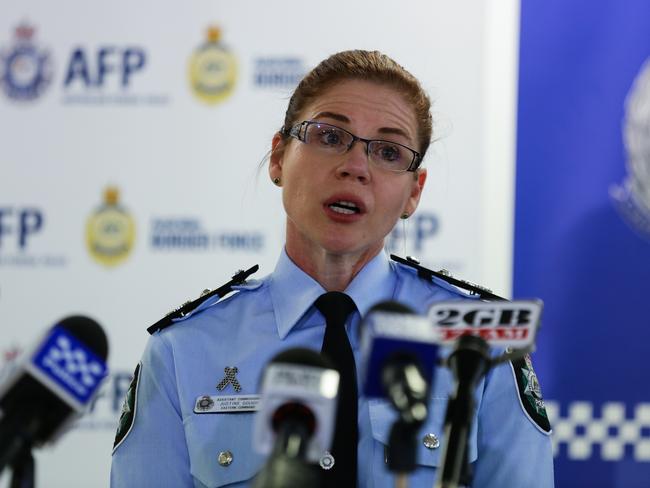 AFP Assistant Commissioner Justine Gough said the investigation began after a tip that someone was trying to advertise the exploitation of children for profit. Picture: NCA NewsWire