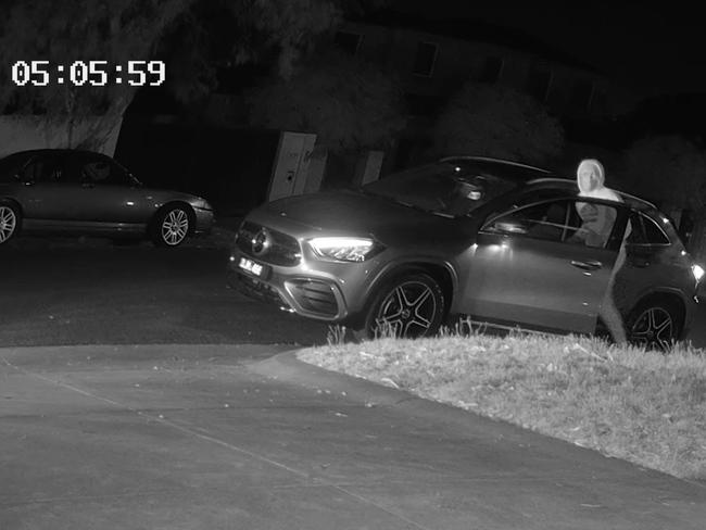 The thieves stole two vehicles from the Black Rock home.