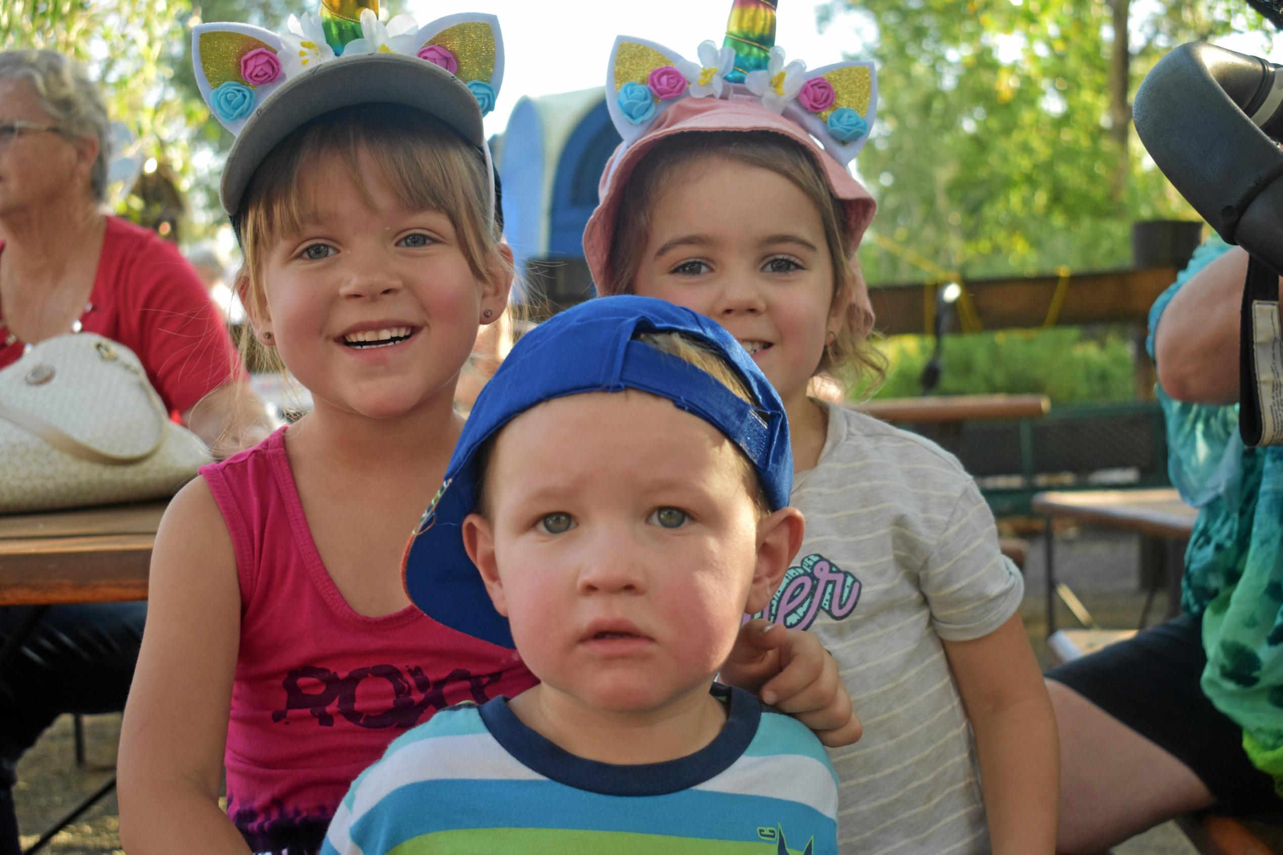 Safiya, Damien and Maddi Colman. Picture: Ellen Ransley