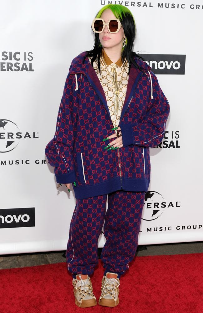 Billie eilish cheap gucci tracksuit