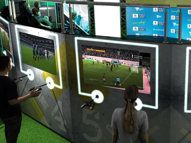 Real Madrid World of Football Experience world premiere in Melbourne.