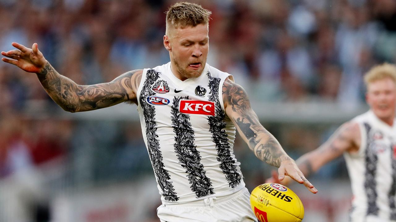 Jordan De Goey could face the Pies’ music. Picture: Getty Images