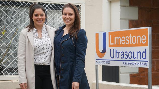 Sisters Anita and Lena Jovanovski have recently opened Limestone Ultrasound. Picture: Jessica Ball