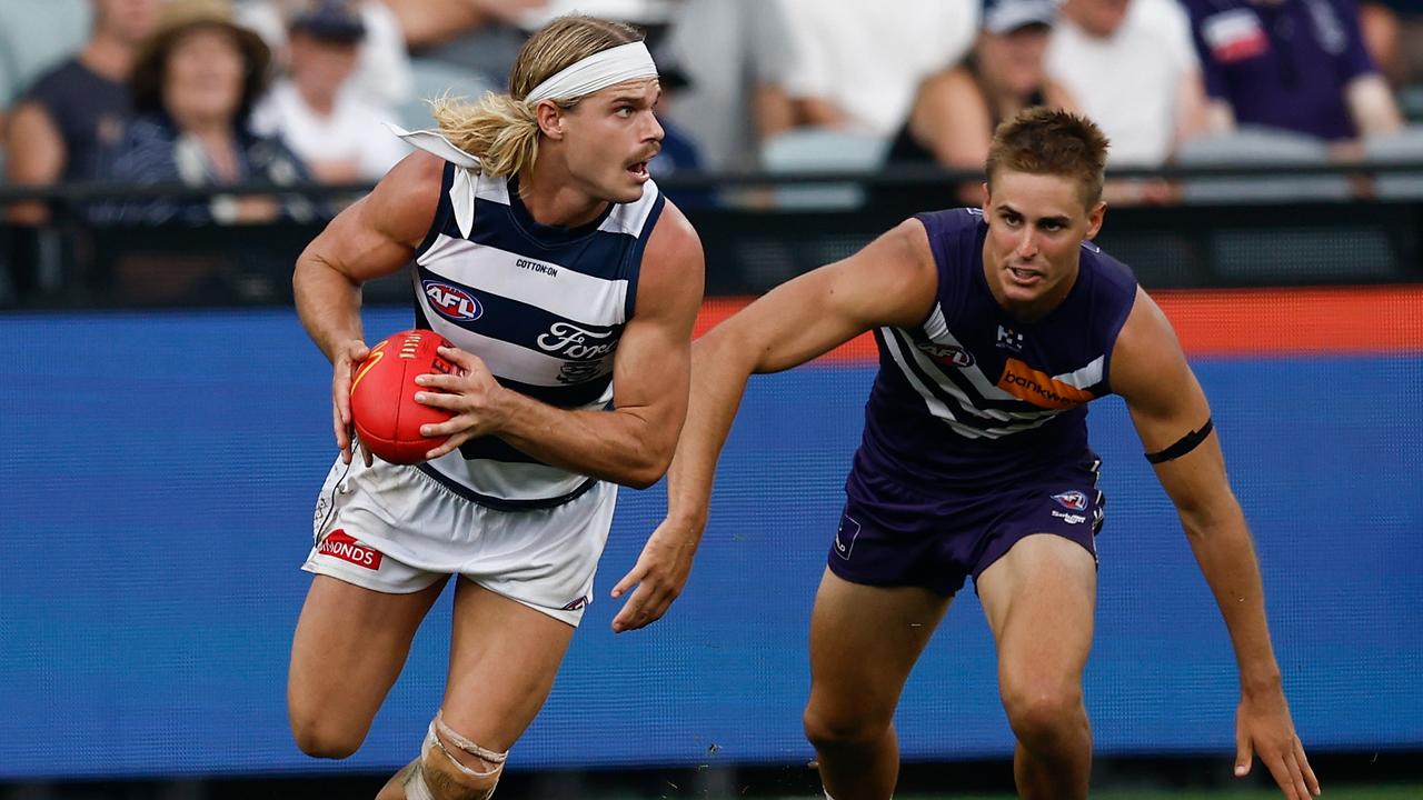 Bailey Smith starred against Fremantle. Picture: Michael Willson/AFL Photos via Getty Images