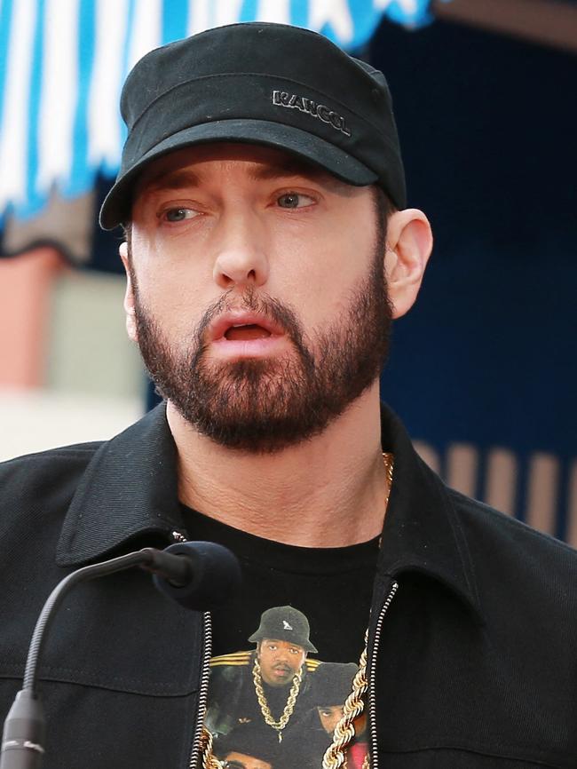 Eminem had a rocky relationship with his mother. Picture: GETTY / AFP