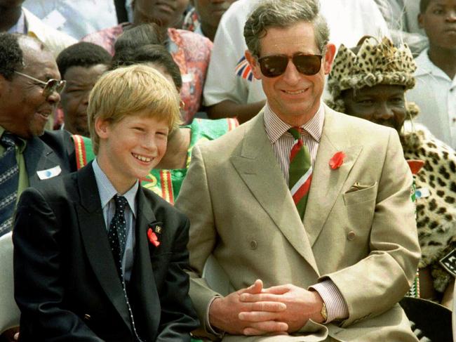 Prince Harry visited Africa with his father Prince Charles shortly after his mother’s death. Picture: Adil Bradlow