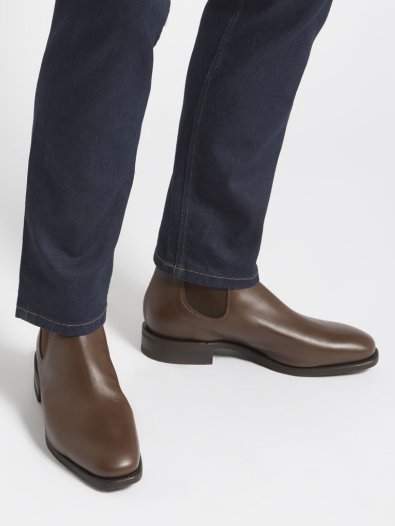 Comfort Craftsman Boot in dark tan. Image: R.M. Williams.