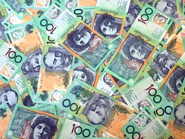 FEDERAL BUDGET 2024: AUSTRALIA - NewsWire Photos - General view editorial generic stock photo of Australian cash money currency. Picture: NCA NewsWire / Nicholas Eagar