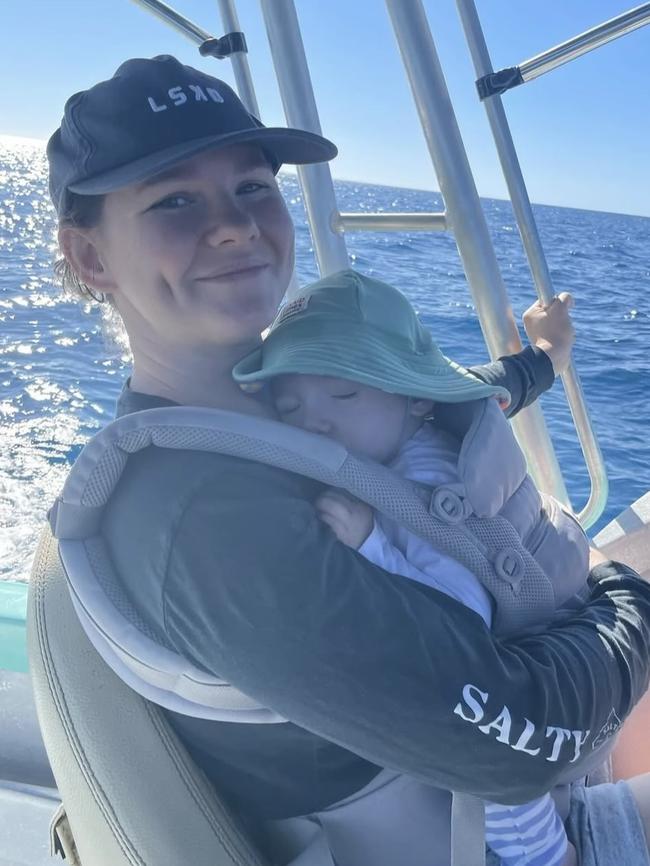 Rachel Spletter with her son Henry Spletter who died at a Cairns daycare centre last week. Picture: Supplied.